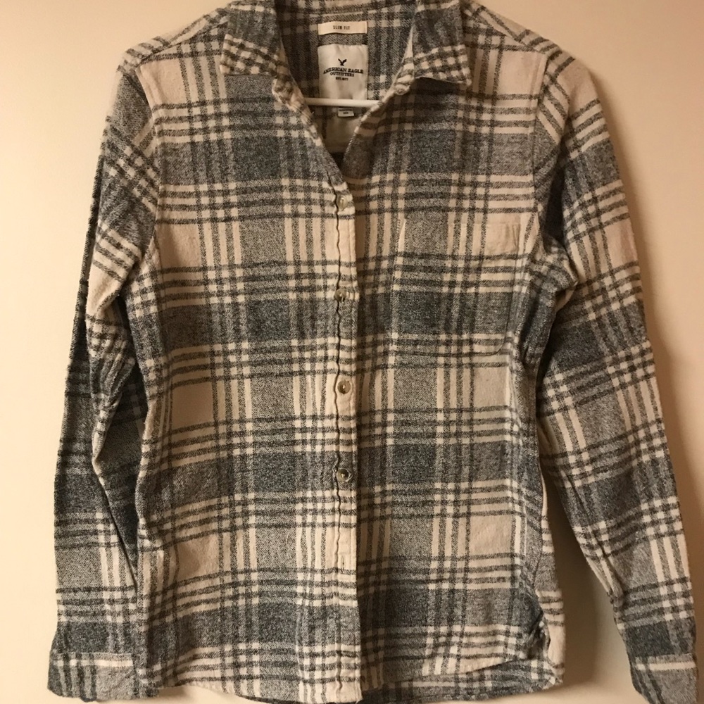 Plaid button up